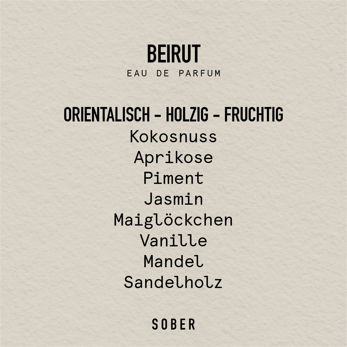 BEIRUT - Eau de Parfum - MonKoku