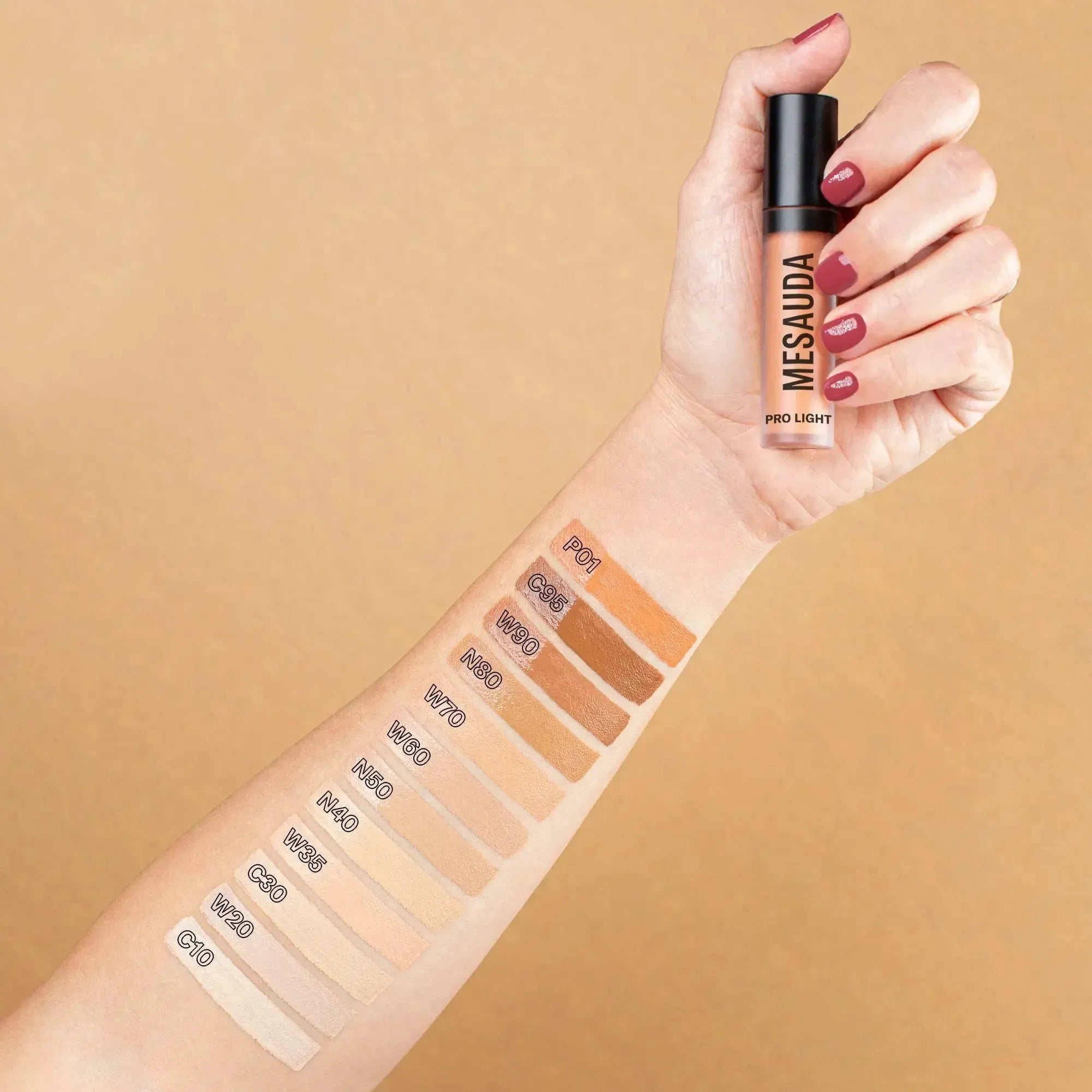 MESAUDA CONCEALER MOISTURIZING FLUID PRO LIGHT CONCEALER - MonKoku