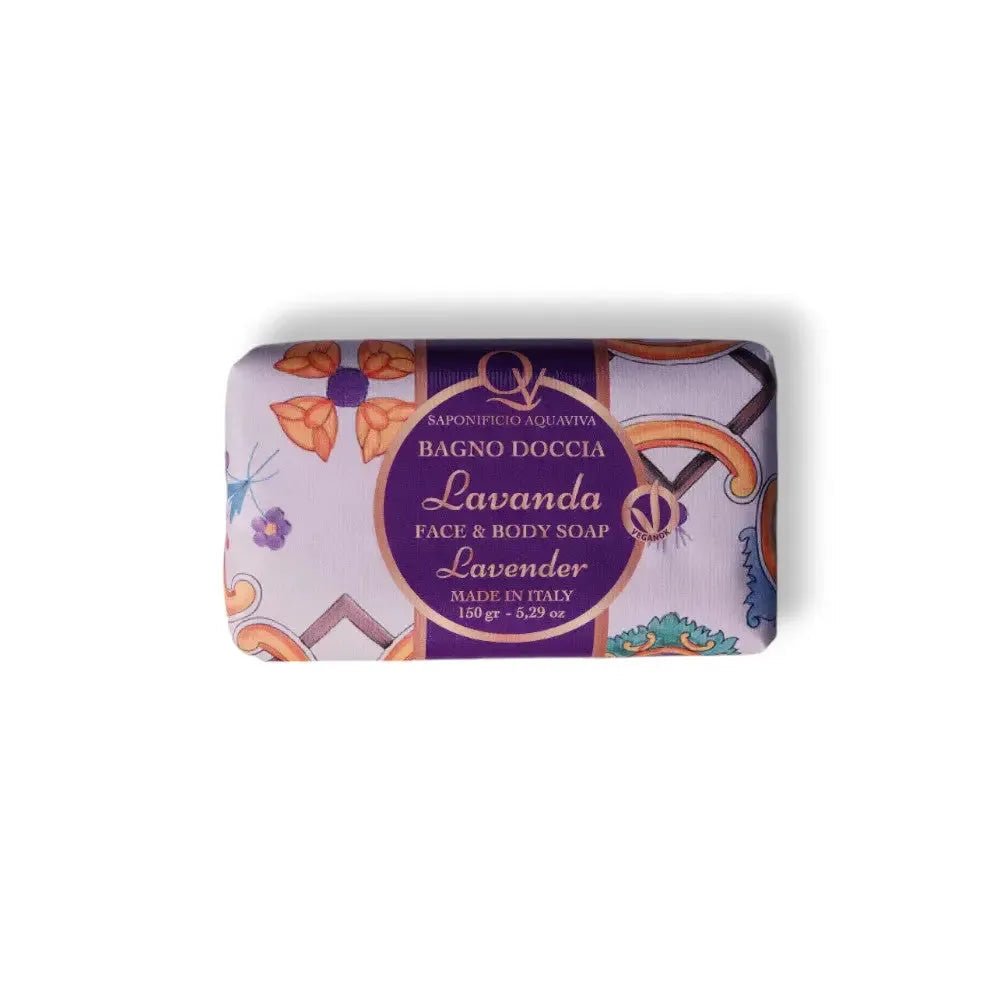 Saponifico Aquaviva Lavender Face & Body Soap - MonKoku