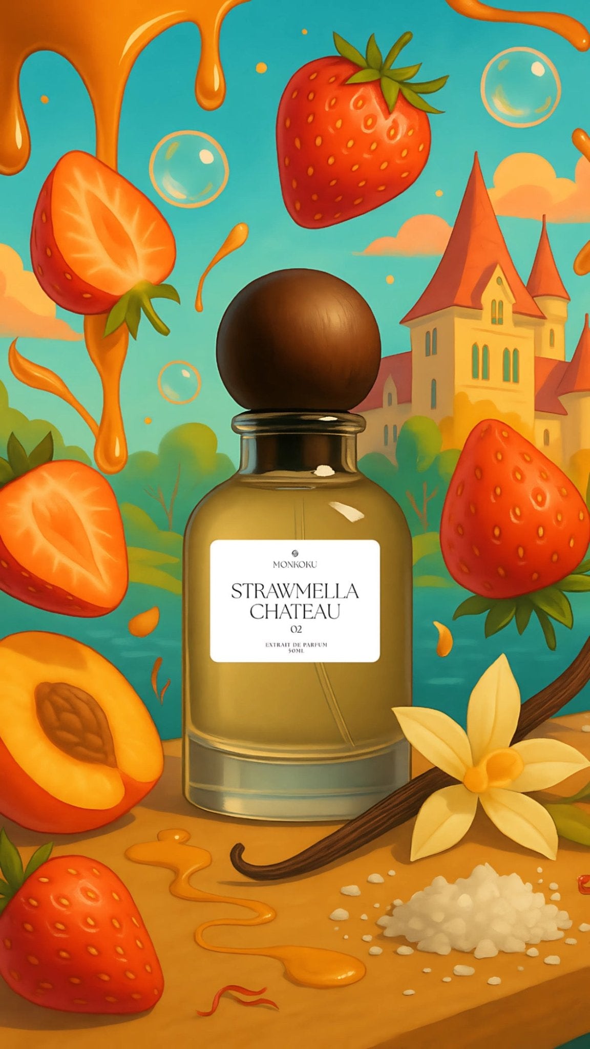 Strawmella Château Extrait de Parfum || MonKoku - MonKoku
