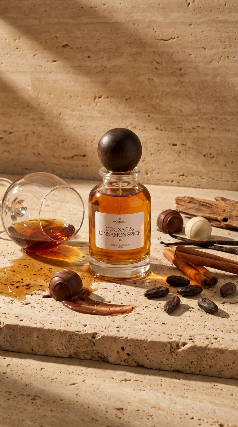 Cognac & Cinnamon Spice Extrait de Parfum || MonKoku