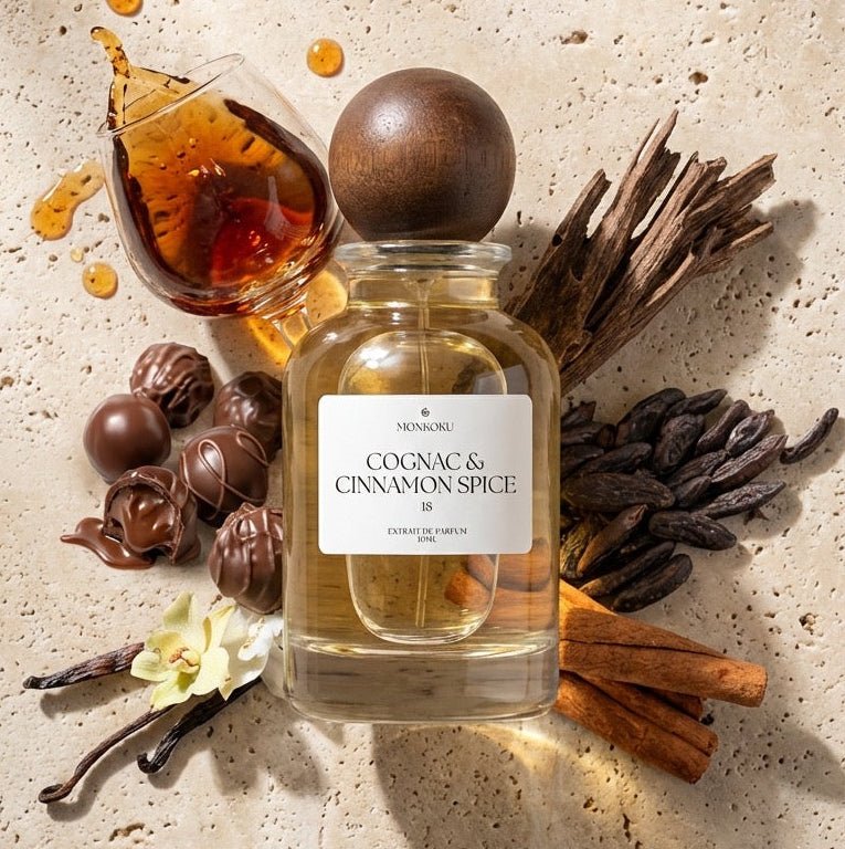 Cognac & Cinnamon Spice Extrait de Parfum || MonKoku - MonKoku