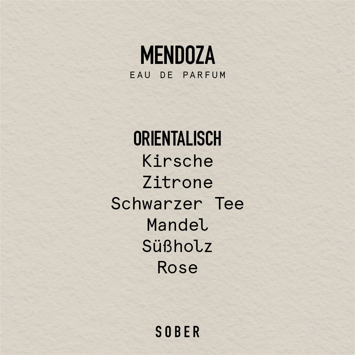 MENDOZA - Eau de Parfum - MonKoku