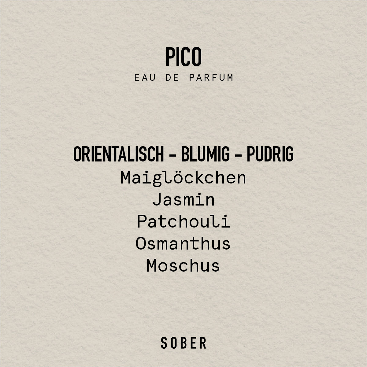 PICO - Eau de Parfum - MonKoku