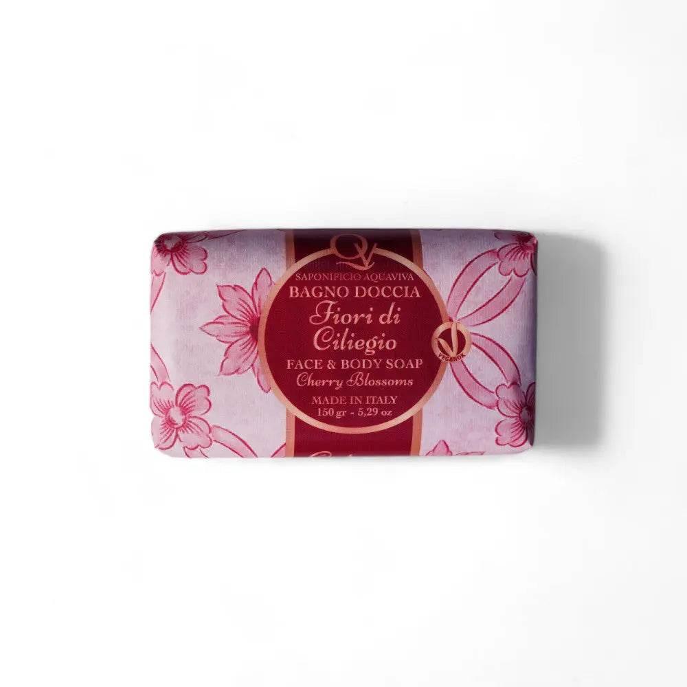 Saponifico Aquaviva Fiori di Ciliegio Face & Body Soap - MonKoku
