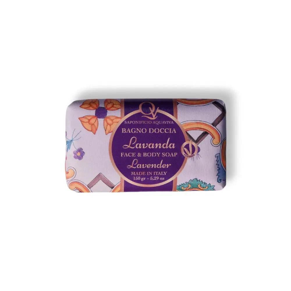 Saponifico Aquaviva Lavender Face & Body Soap - MonKoku