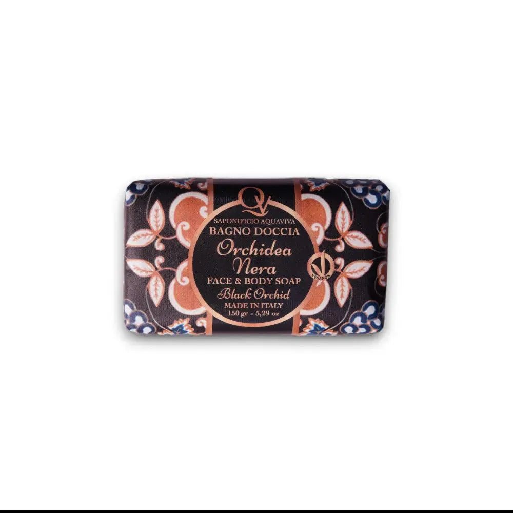 Saponifico Aquaviva Orchidea Nera Face & Body Soap - MonKoku